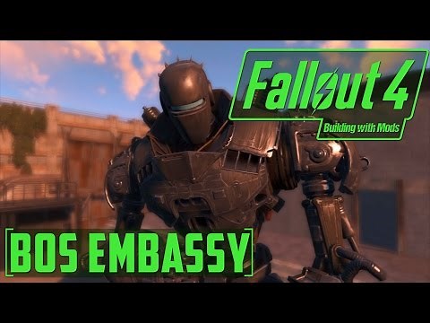 BOS Airport Embassy -Building with Mods -Fallout 4