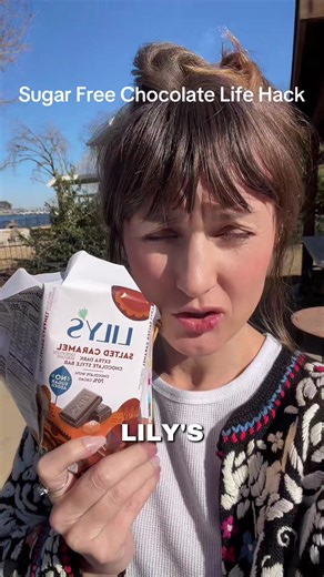 Lily’s sugar free chocolate is the biggest life hack you can imagine. #healthconscious #sugarfree #chocolatelover