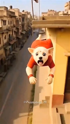 papa ko dekho doggy ki man chhat per gir gai