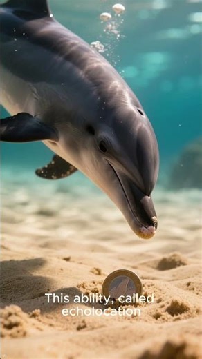 How Dolphins See With Sound 🌊 | Echolocation Explained #animalbehavior #animalfacts #wild
