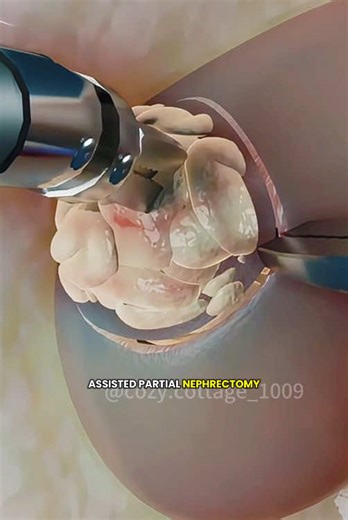 Robotic Partial Nephrectomy Surgery (3D Animation) #robot #robotics #partial #nephrectomy #surgery #surgeon #doctor #abdomen #dissection #kidney #healthy #stitch #precise #clamps #possible #sparing #critical #part #tumor #anesthesia #medical3danimation #3dmedicalanimation