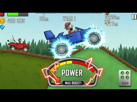 Hill Climb Racing Game Best Vehicle For Each Stage - Tractor 🎮 #CarGames #HillClimbRacing