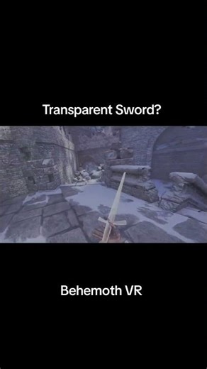 Transparent Sword? - Behemoth VR #behemoth #vr #psvr2 #cubetube
