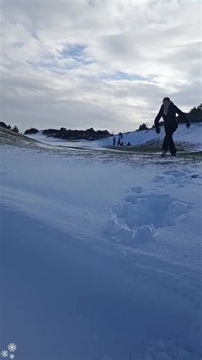 Funny Winter moment ❄️🤣 #winter #snow #funny #drama #foryou #cantstoplaughing