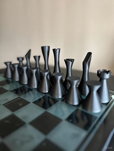 Fashion Chess Set | Minimalist Designer Chess Pieces | Modern Sculptural Design | Luxury Chess Gift | Contemporary Home Decor - Etsy Australia
