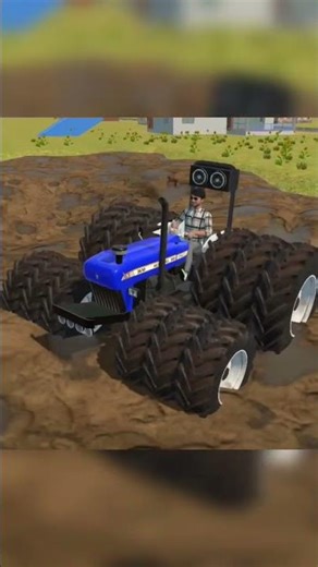 New holland tractor 🚜#gameing #shorts #farming