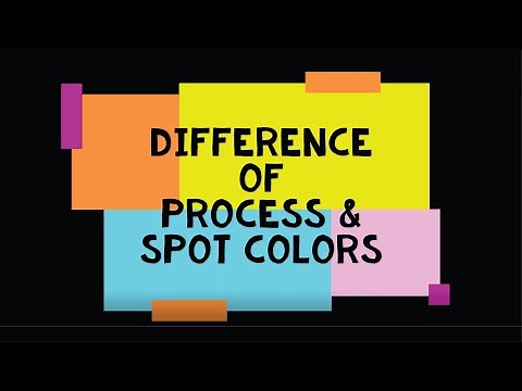 Difference of Process and Spot colors