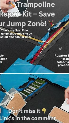 🛠️ Trampoline Repair Kit – Save Your Jump Zone! 🤸‍♀️💥