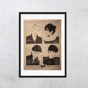 Siouxsie and the Banshees JOIN HANDS 1979 - Original, Authentic, Music Magazine Page , Vintage, 70s, Rock, Music - J8 - Etsy