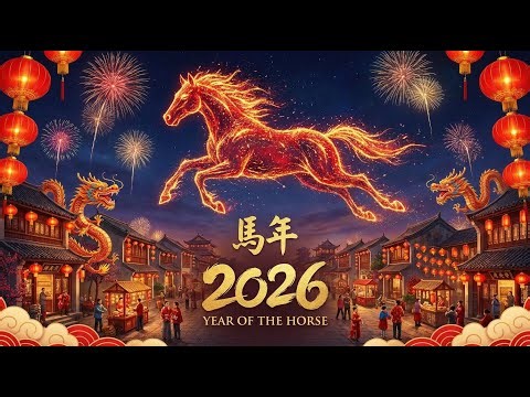 2026 Chinese New Year (Year of the Horse) Background | 4K Animated Wallpaper for TV