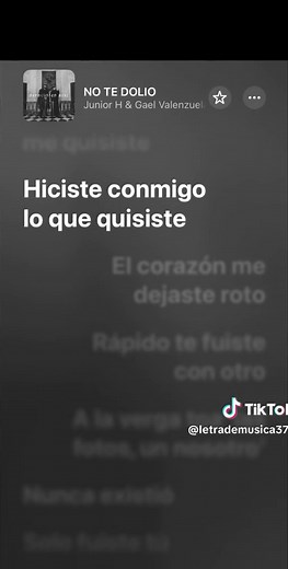 NO TE DOLIO - Junior H y Gael Valenzuela