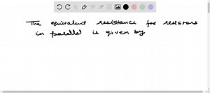 SOLVED:Five resistors, all with resistance R, are connected in… | Numerade