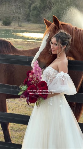 the sweetest guest popped in at this styled shoot! head to my IG laurenashleighneumann to see the pics full vendors list! content by @instantheirloomco #texasweddingphotographer #westernwedding #2027bride #weddingplanning #houstonweddingphotographer