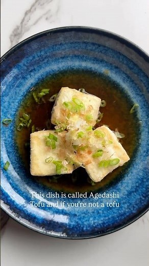 A highly underrated Japanese dish: AGEDASHI TOFU