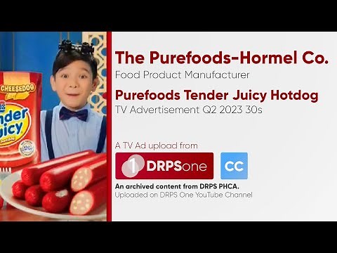 Purefoods Tender Juicy Hotdog TV Ad Q2 2023 30s (Philippines) [CC]