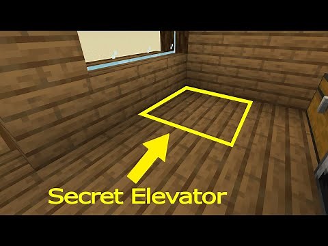 Secret Minecraft Elevator (Tutorial)