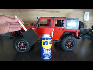 How to Make your RC Rock Crawler Tires More Sticky, DIY.