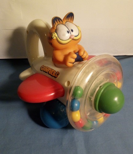 Garfield Vintage Baby Toy Airplane: 1990 United Feature Syndicate (by Remco) | eBay