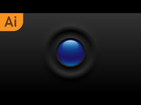 How to Create 3D Wave Background & Glass Orb in Illustrator | Blend Tool Tutorial