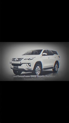 Toyota Fortuner Legender 2025 🤍 Luxury Meets Performance! Black & White #autorealm #shorts #viral