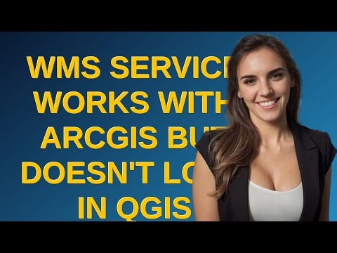 Gis: WMS service works with ArcGIS but doesn't load in QGIS