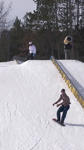 #RedBullSlideInTour is UNDERWAY and of course Zeb Powell is in full on Zebulon mode for Stop 1 at Trollhaugen Resort. 👽 Up next the crew will head over to Pine Knob for Stop 2 on March 5th! See you there. #snowboarding | Red Bull Snow