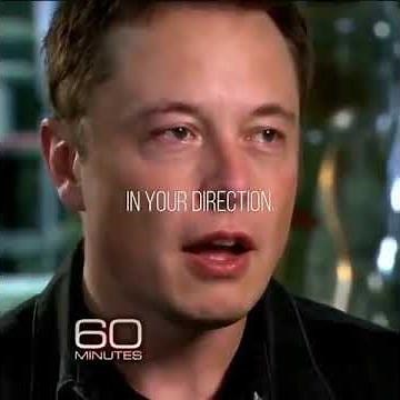 Elon musk almost crying on 60 min CBS news - "I never give up" - Motivational