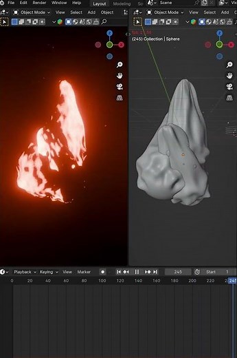 The easiest way to make a fire in Blender EEVEE