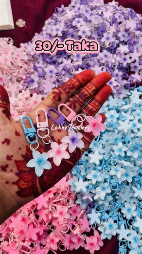 Only 30/- Taka Kathgolap Key Ring 😍🎀🌷 For Order Inbox to our Fb Page/Instagram - [ ] Instagram : Labos Jewelers - [ ] Facebook : Labos Jewelers - [ ] সারাদেশে বাংলাদেশে হোম ডেলিভারি দেওয়া হয়।✨🌷😊 #f#foryouf#fypv#virall#labos_jewelerslabosjewelers