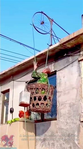 Creative Homemade Roof Climbing Tool #tools #shorts #viral #creative #video