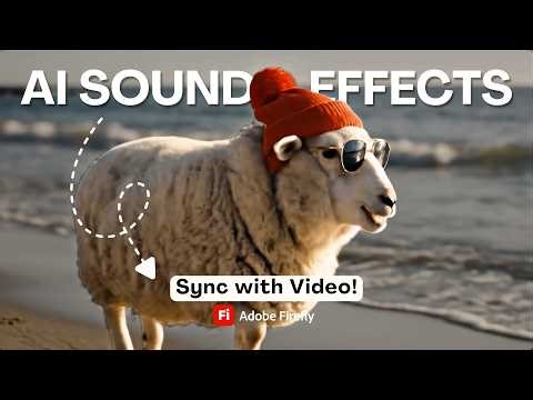 Create Realistic Sound Effects with Adobe Firefly AI | Sync Sound with Video! ✨