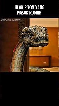 Ular piton yang masuk ke rumah