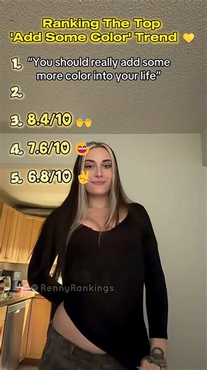 Ranking the Top 'Add Some Color' TikTok Trend 😯 #ranking #shorts #tiktok