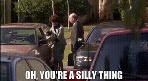 Oh, you're a silly thing