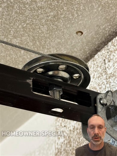 Garage door mishaps 🤦🏼‍♂️ in Pensacola. #garagedoorrepair #garagedoorexperts #diy