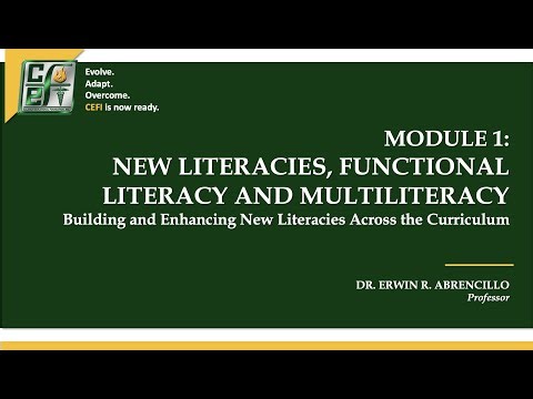 PCK101 MODULE1 - NEW LITERACIES, FUNCTIONAL LITERACY AND MULTI-LITERACY