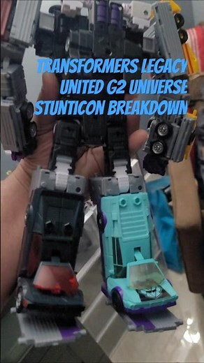 Transformers Legacy United G2 Universe Stunticon Breakdown #transformers #menasor #breakdown