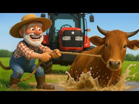 Old MacDonald Had a Farm | Learn Farm Animals & Sounds for Kids 🐄🐖🐓