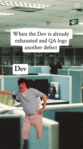 Tech Memes | Dev on the verge of burnout and here comes another defect #techmemes #developer #tester #workhumor #defect | Instagram