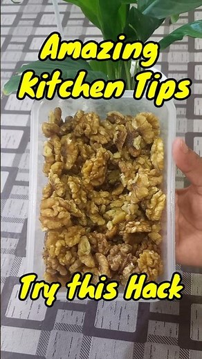 👌Best way to store Walnuts for long time | Moisture Free Walnuts | Kitchen Tips #tips #diy #hack
