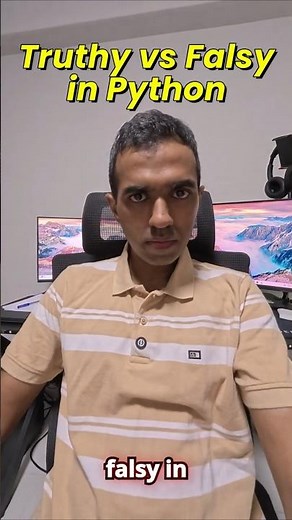 Python Interview Trap: Truthy vs Falsy (Explained Simply) #pythoninterview #learnpython