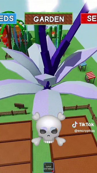 огромный Лотус 💀 ТГК с новостями по огороду в профиле #roblox #fyp #growagarden #рек #роблокс