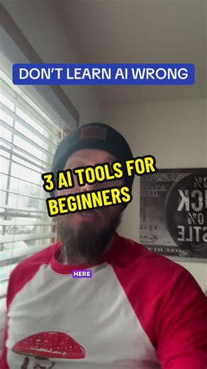 Here are 3 tools beginners should start with! The last one is the most important. AI tutorial for beginners Ai tips and tricks Learn ai for beginners Ai courses for beginners Ai agents for beginners #learnai #nocodeai #aiforbeginners #chatgpt #airesources