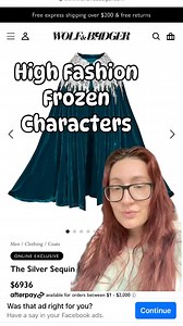 21K views · 690 reactions | Agree or disagree?#stupidrichpeoplefashion #fashion #frozen #elsa #highfashion #funny #disney | Maggie Weber | Facebook