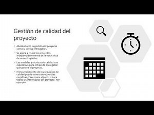 Gestión de calidad del proyecto Capitulo # 8 PMBOK 6ta edición