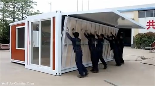 We made an expandable tiny house that can TRIPLE in size in just ten minutes