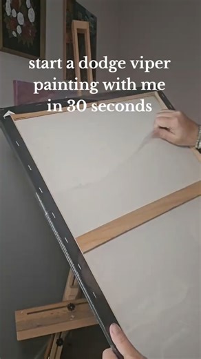 start a dodge viper painting with me (pt 1)