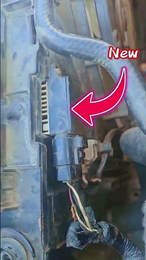 Cooling Fan Control Unit replacement #youtubeshorts #mechanic #trending #foryou
