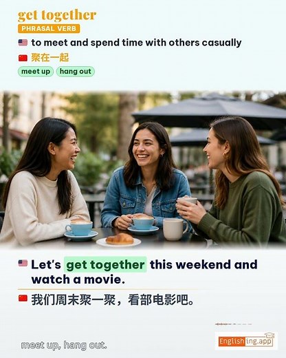 Get Together: English expression meaning and example