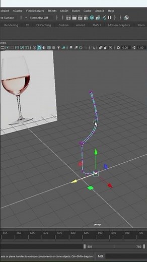 Noob to Pro 🍷 Maya Modeling Trick | Glass Create in jast Seconds!....#om_shende_57
